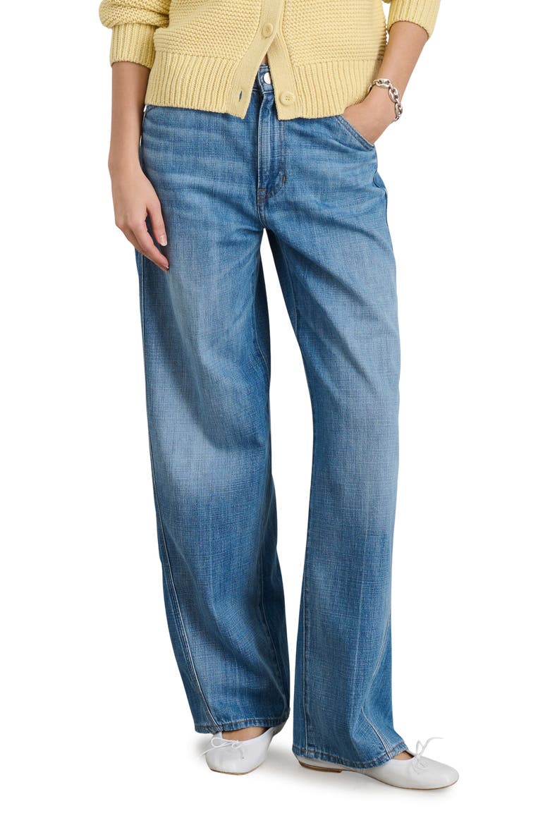 Ella Arc High Waist Wide Leg Jeans, Main, color, SAPPORO WASH