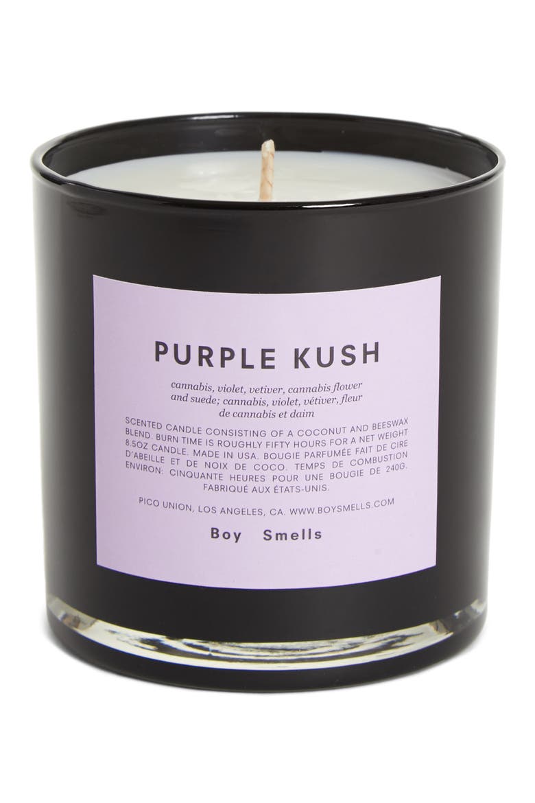 Purple Kush Scented Candle, Main, color, NO COLOR