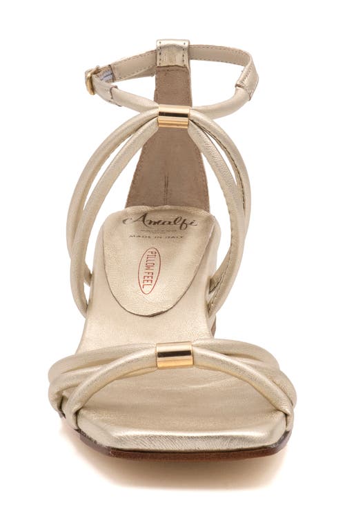 Amalfi By Rangoni Manchester Ankle Strap Sandal In Polaris Etoile