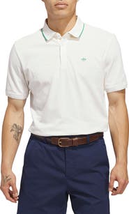 adidas Solid Twistknit Cotton Blend Golf Polo