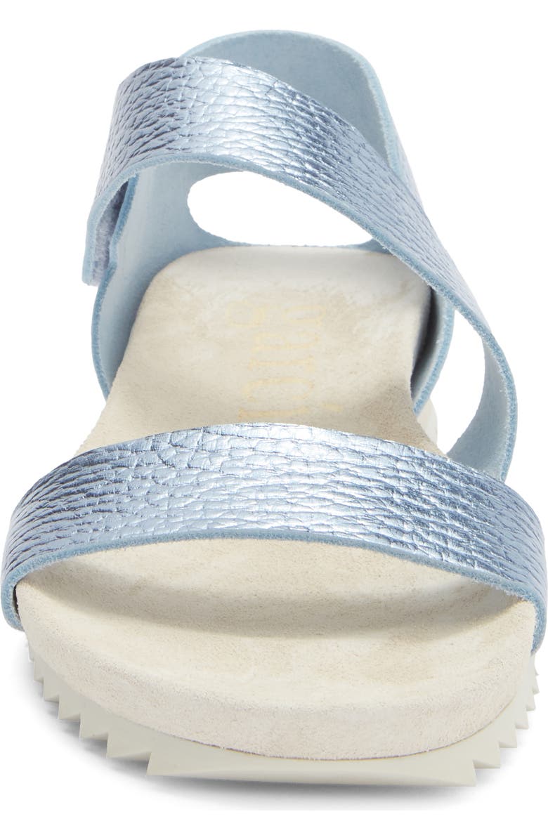Pedro Garcia Jedda Two Strap Sandal, Alternate, color, Azure Cervo Lame