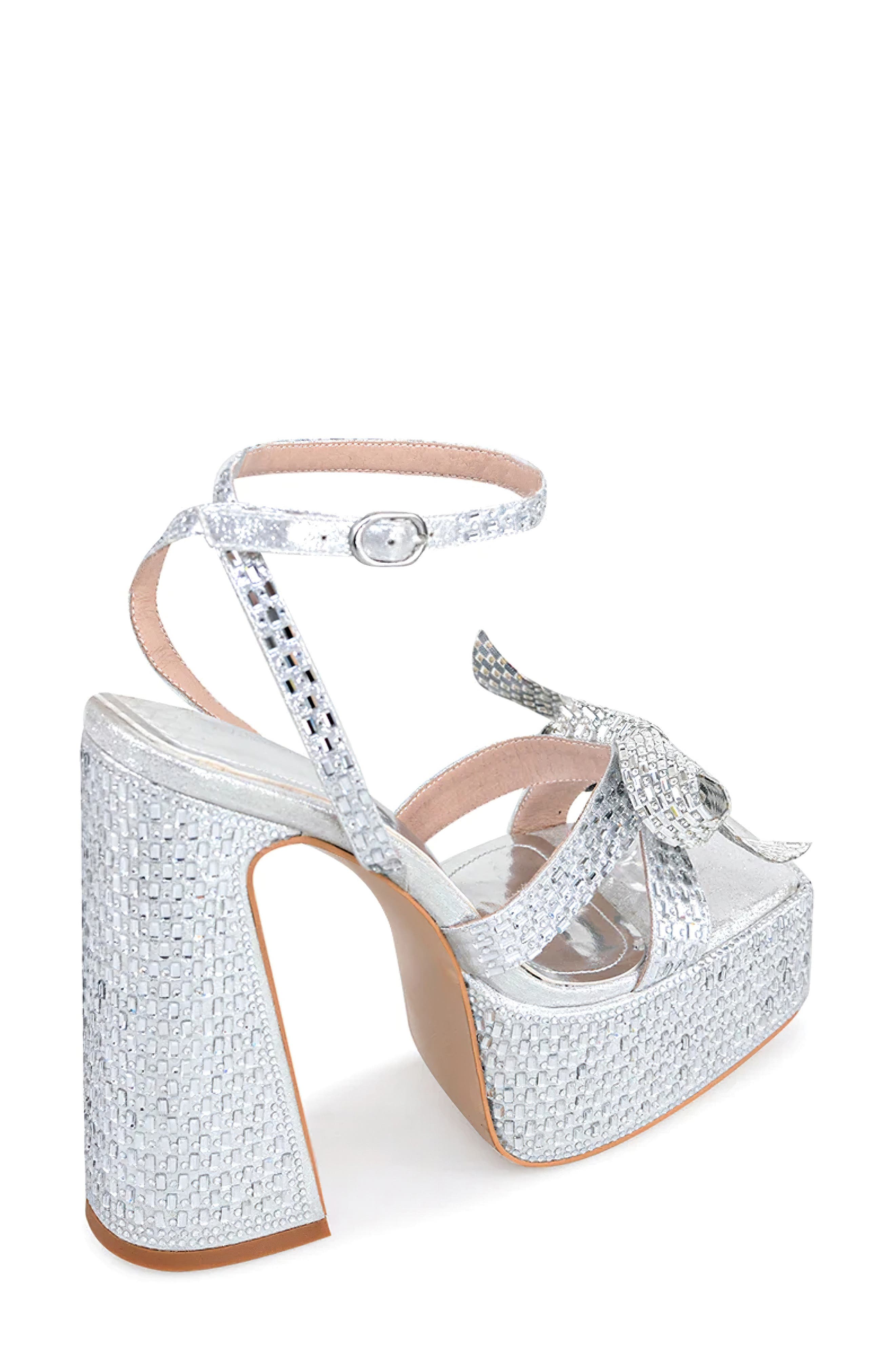 AZALEA WANG Stella Ankle Strap Platform Sandal, Alternate, color, 