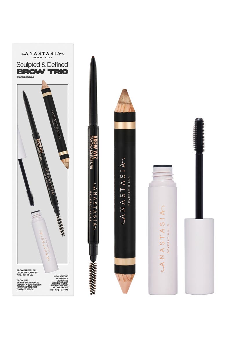 Sculpted & Defined Brow Trio Set $75 Value, Main, color, MEDIUM BROWN