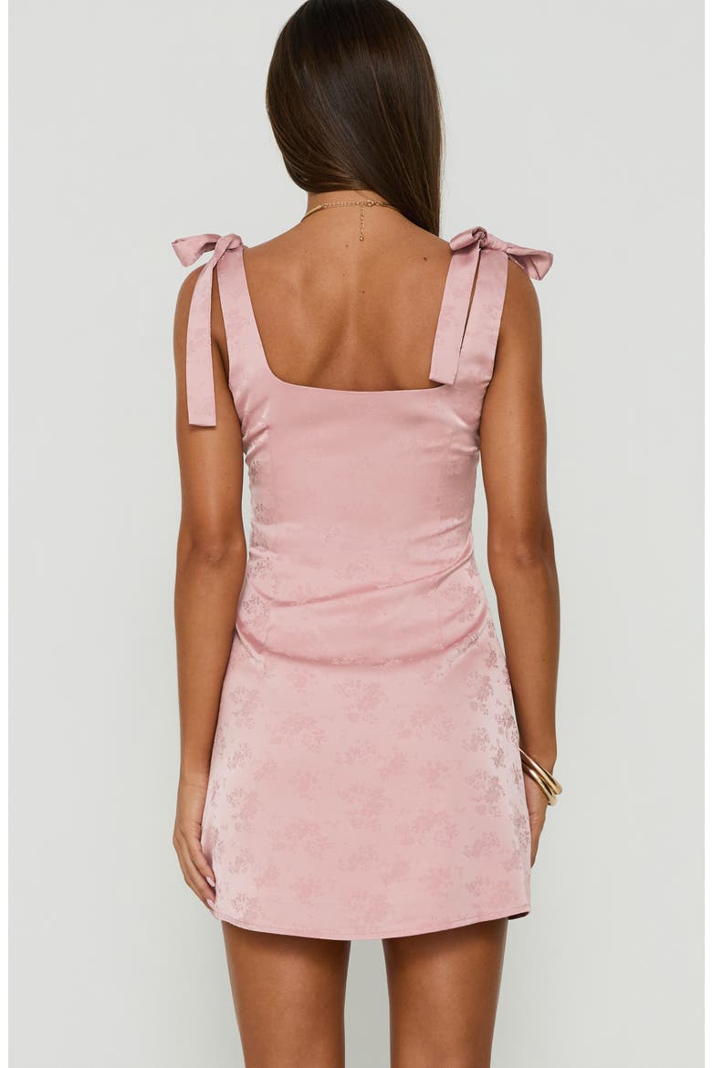 Neverending Floral Satin Minidress, Alternate, color, PINK