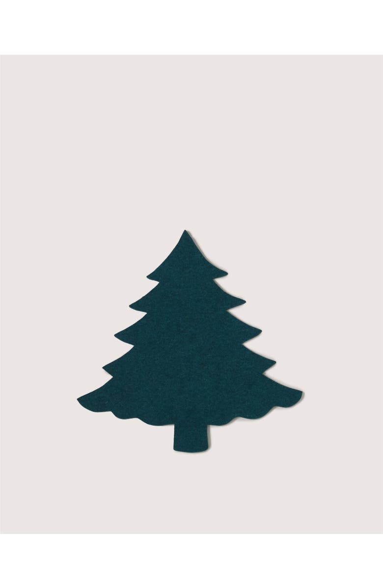 Graf Lantz Merino Wool Fir Tree Trivet, Main, color, Kombu