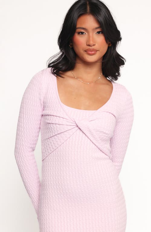 Petal And Pup Petal & Pup Teodora Long Sleeve Shrug & Tank Dress Set In Pink