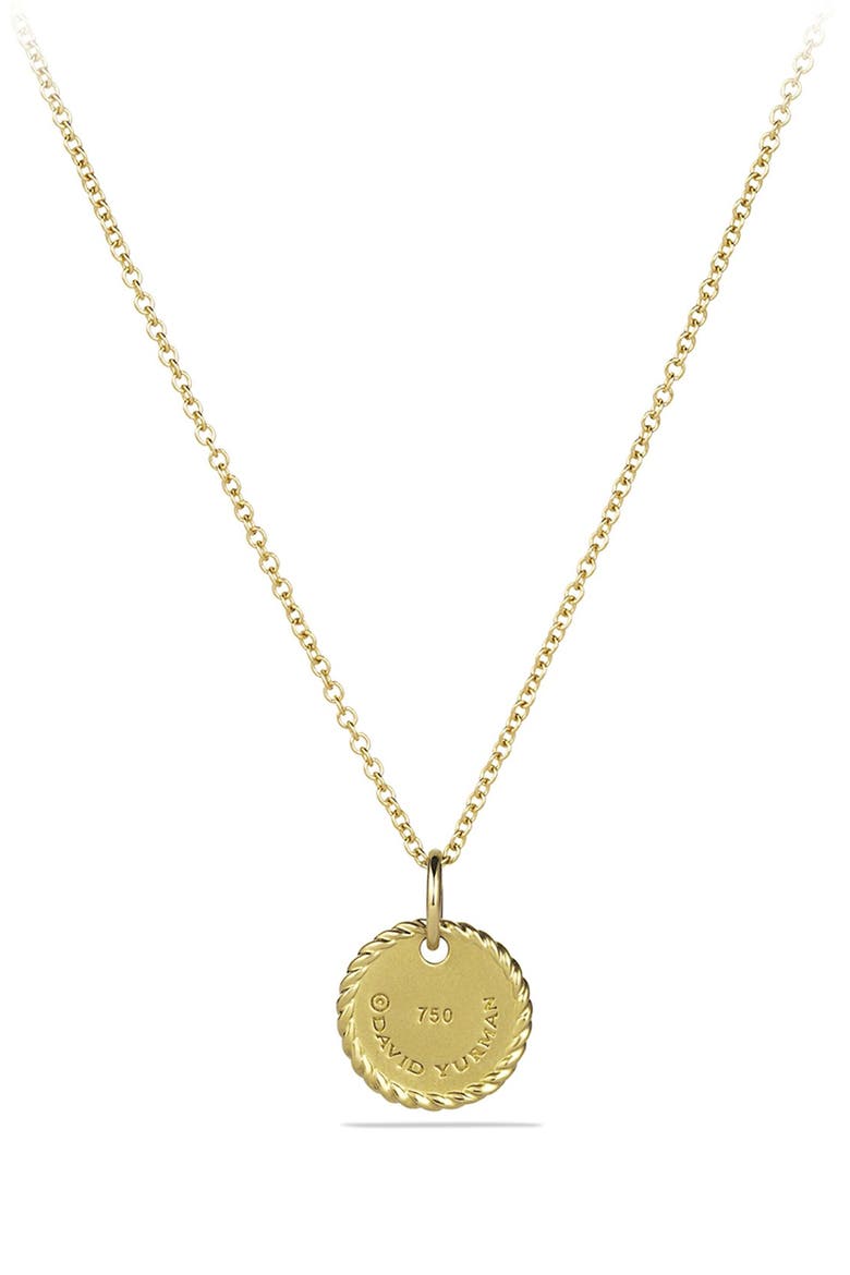 Cable Collectibles Diamond Initial Pendant Necklace, Alternate, color, V