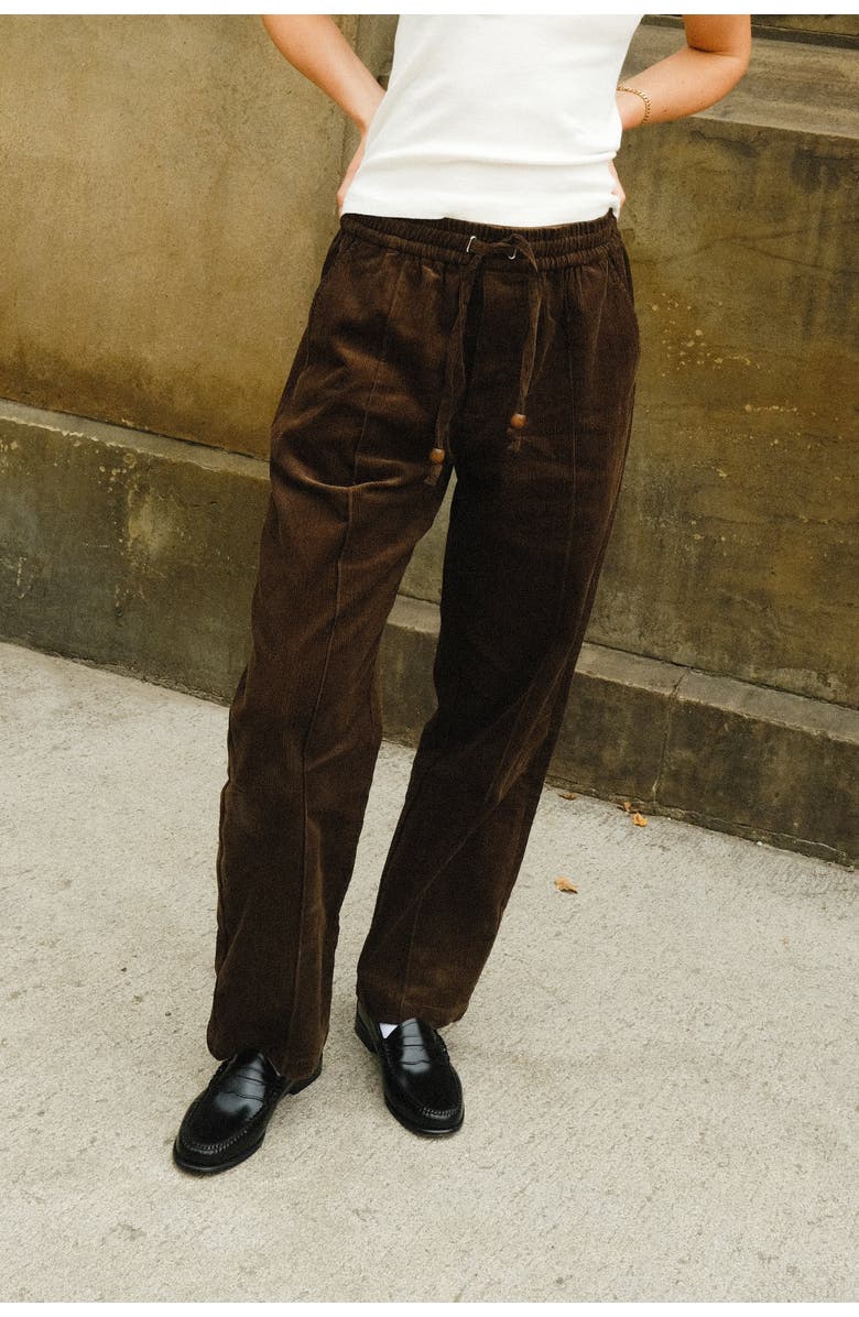 Tombolo Easy-Going Pants, Alternate, color, Brown