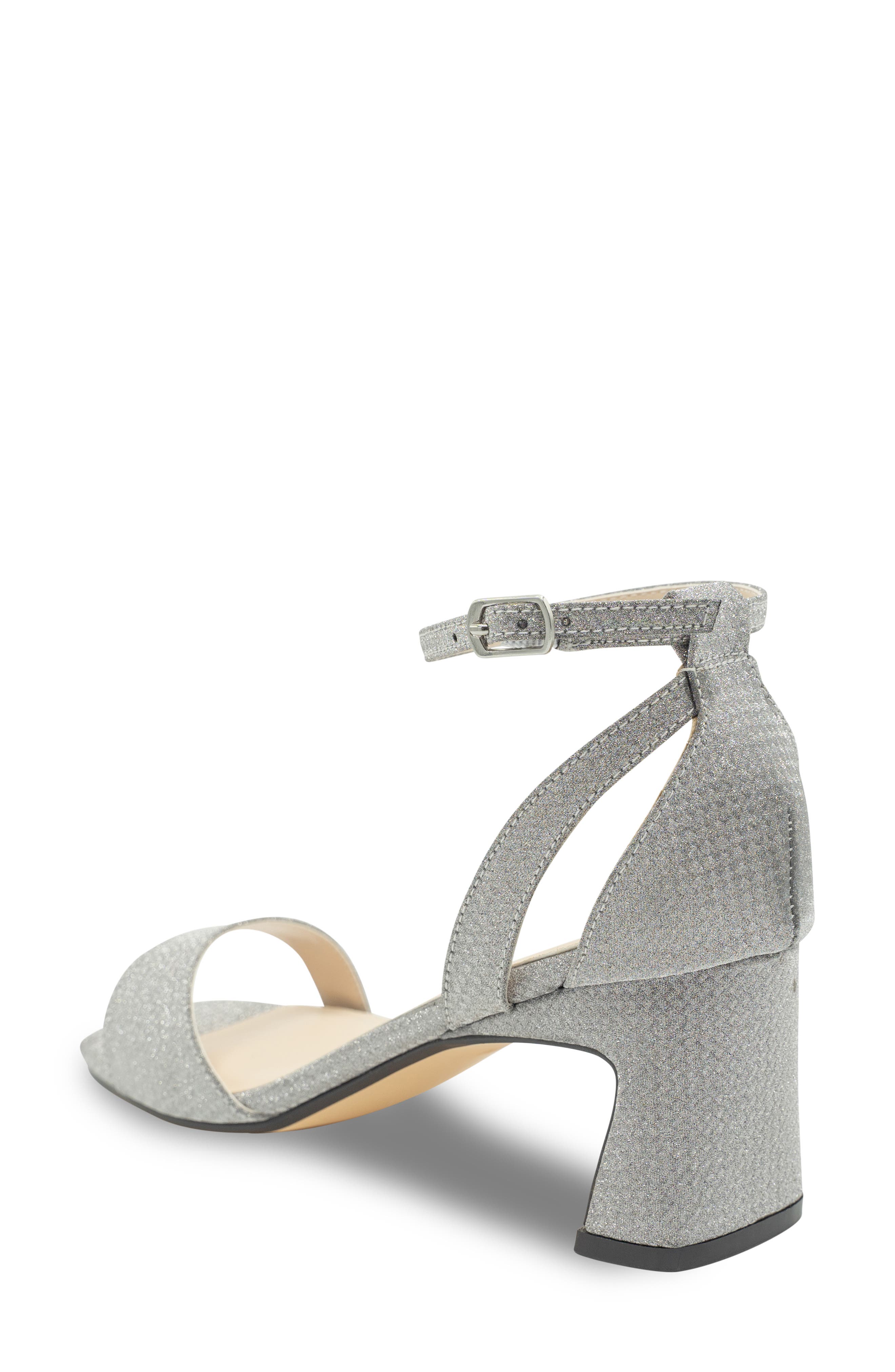 Touch Ups Lilibet Ankle Strap Sandal, Alternate, color, Silver