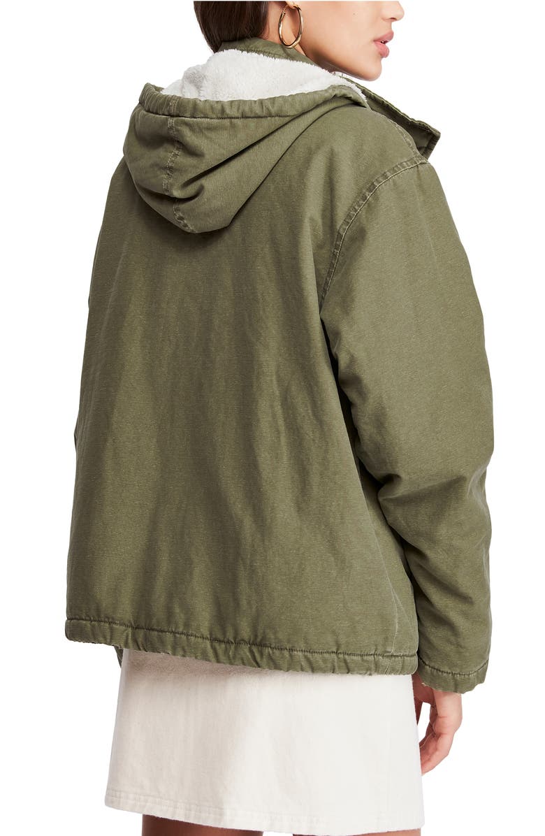 BDG Urban Outfitters Cypress Fleece Lined Military Jacket, Alternate, color, 