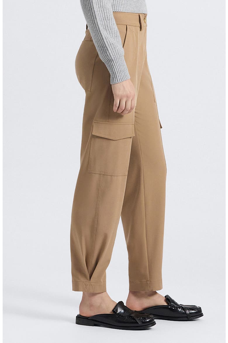 Elian Tropical Stretch Pants, Alternate, color, CAMEL