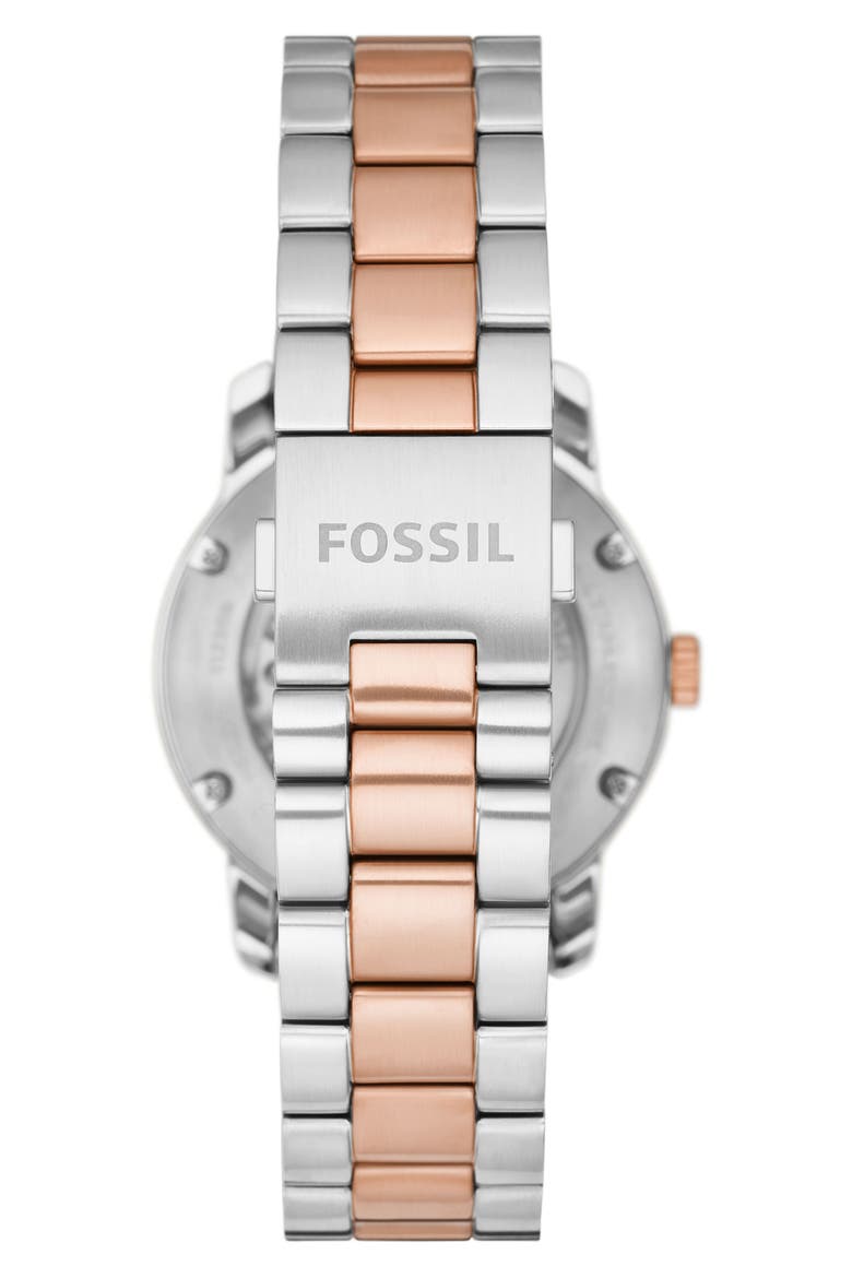 Heritage Bracelet Watch, 38mm, Alternate, color, TWO-TONE ROSE/ SILVER