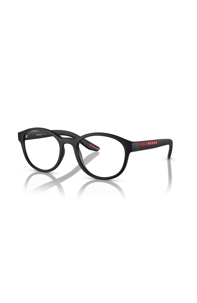 Prada Linea Rossa 53mm Phantos optical glasses, Main, color, Black