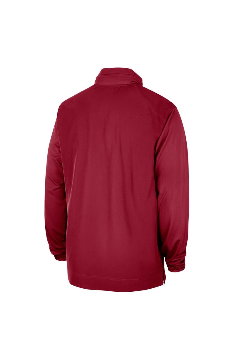 Nike Men's Nike Crimson Alabama Crimson Tide 2023 Coach Half-Zip Hooded Jacket, Alternate, color, 