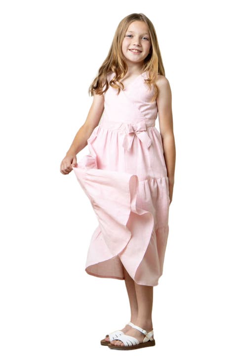 Girls' Tiered Wrap Dress, Kids