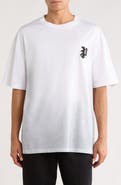 PURPLE BRAND Oversized Graphic Mercerized Cotton T-Shirt