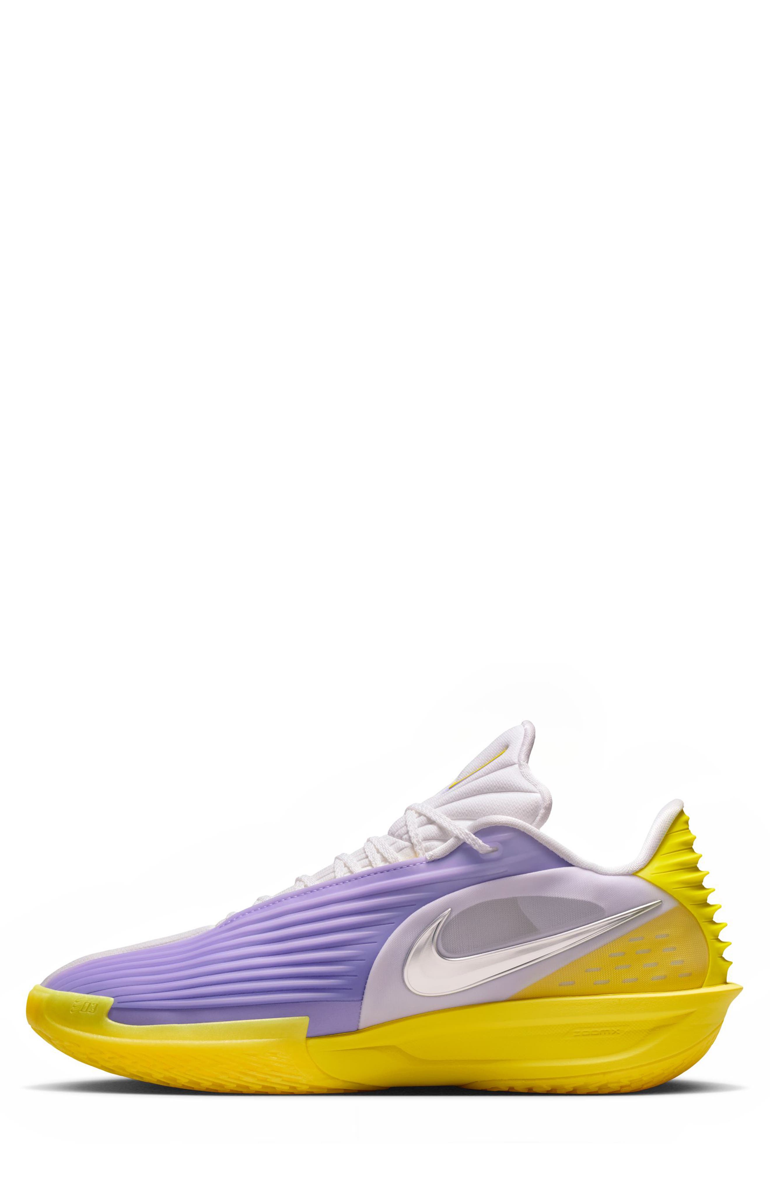 G.T. Cut 3 Turbo Basketball Shoe, Alternate, color, VIOLET/ GRAPE/ YELLOW/ MULTI