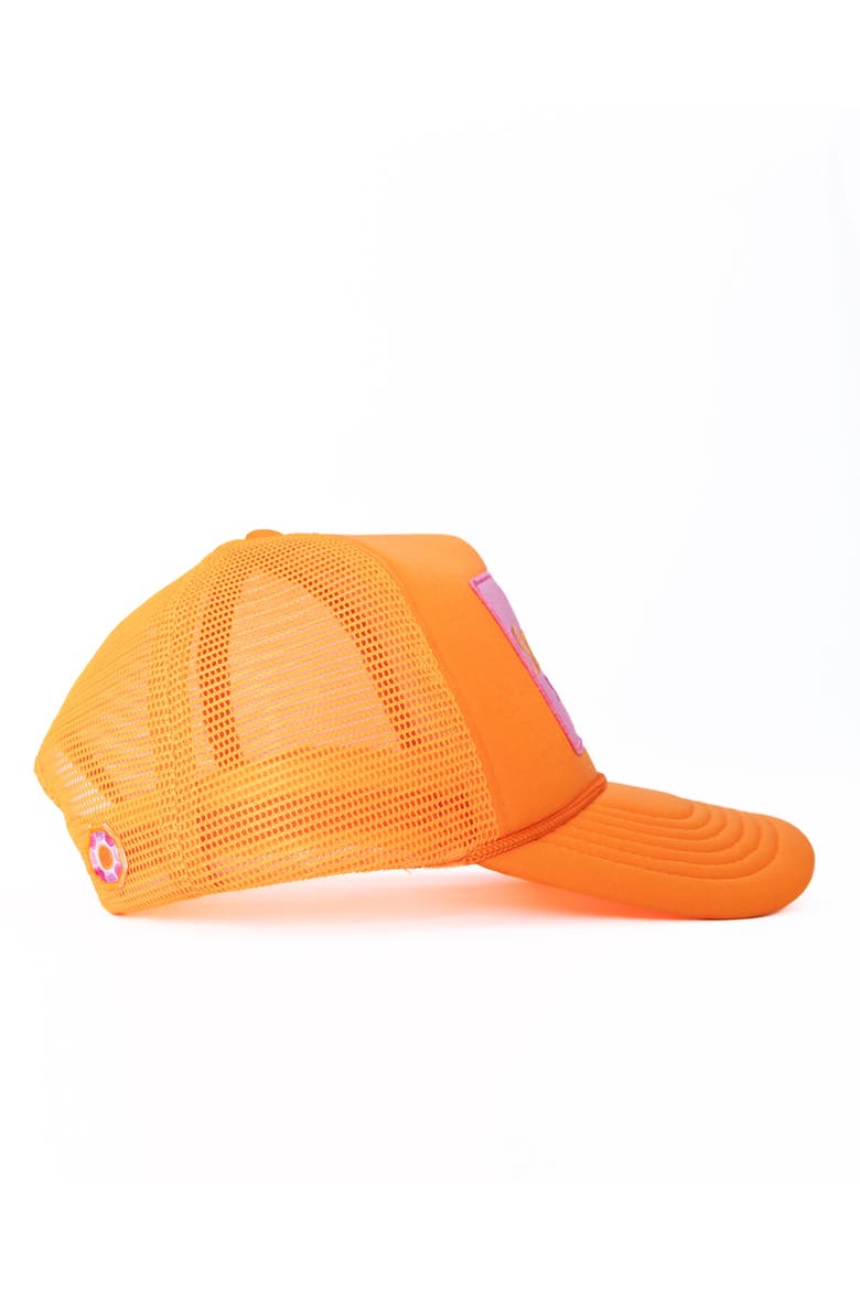 Signature Trucker Hat, Alternate, color, Bright Orange