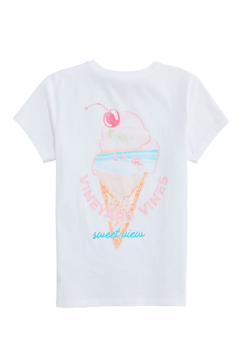 Kids' Pocket Graphic T-Shirt, Alternate, color, WHITE CAP