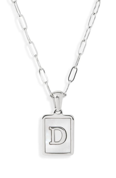 Ocean Drive Initial Pendant Necklace