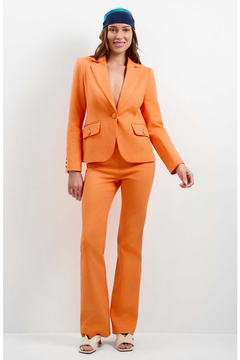 Incanta Fitted Blazer, Main, color, Aulenti Orange