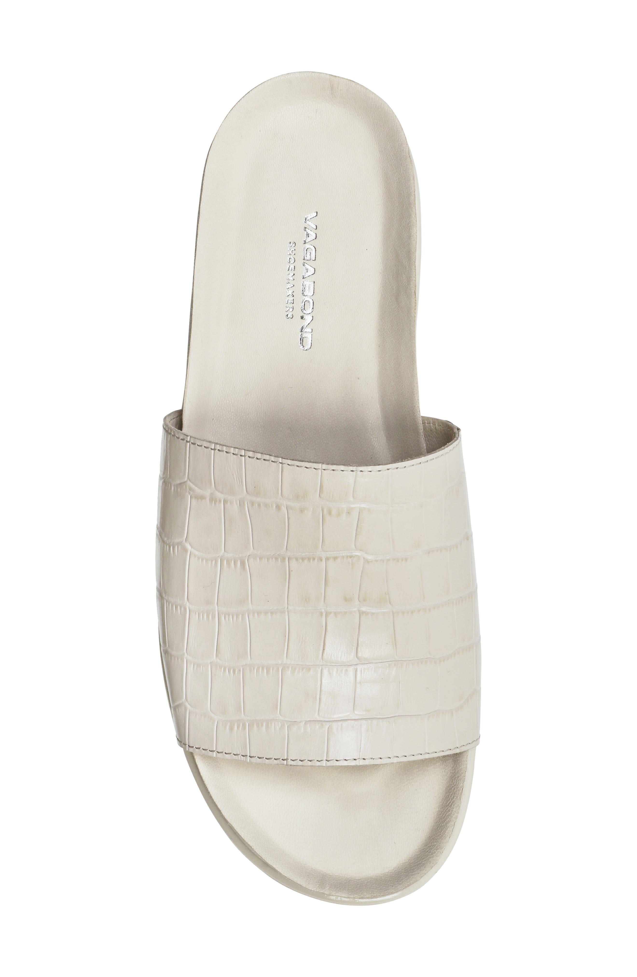 Erin Slide Sandal, Alternate, color, OFF WHITE