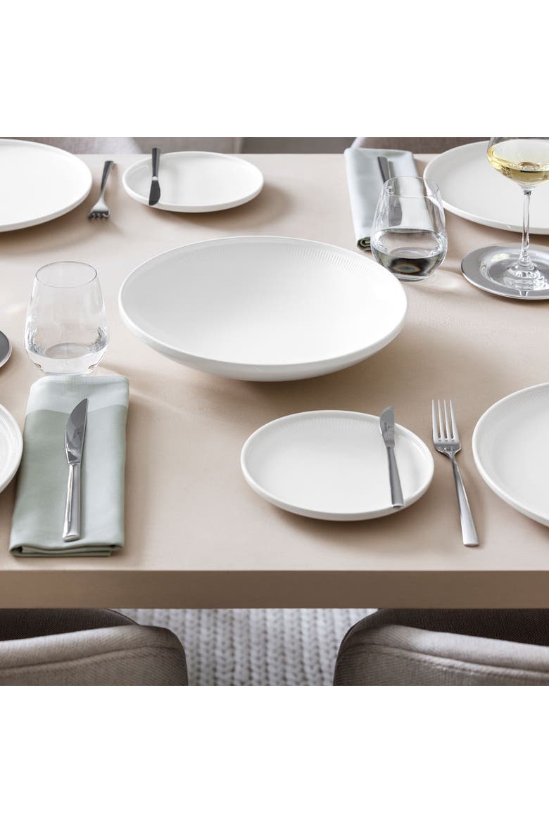 Afina Pasta Bowl, Alternate, color, White