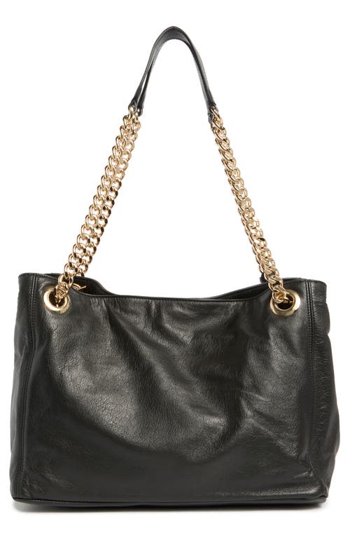 Valentino By Mario Valentino Verra Signature Leather Tote Bag In Black