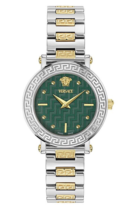 Greca Sphere Petite Bracelet Watch, 30mm