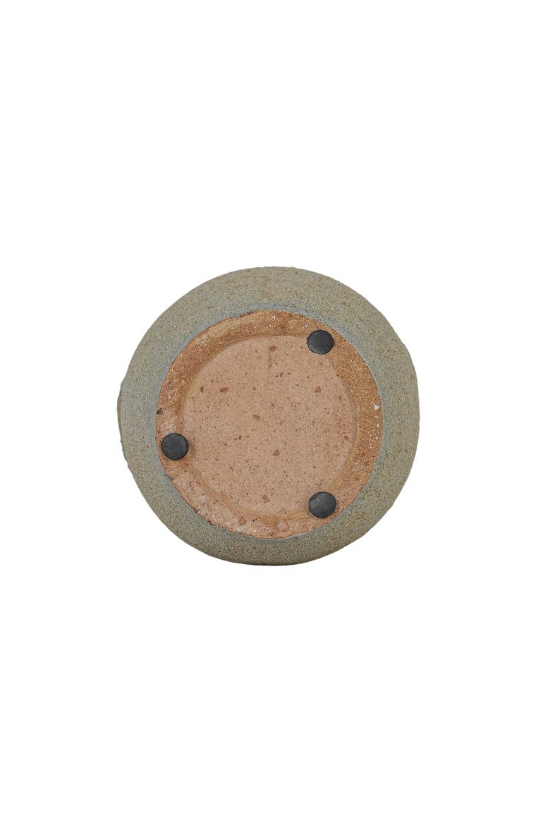 Distressed Gray Terracotta Canister with Lid, Alternate, color, Gray