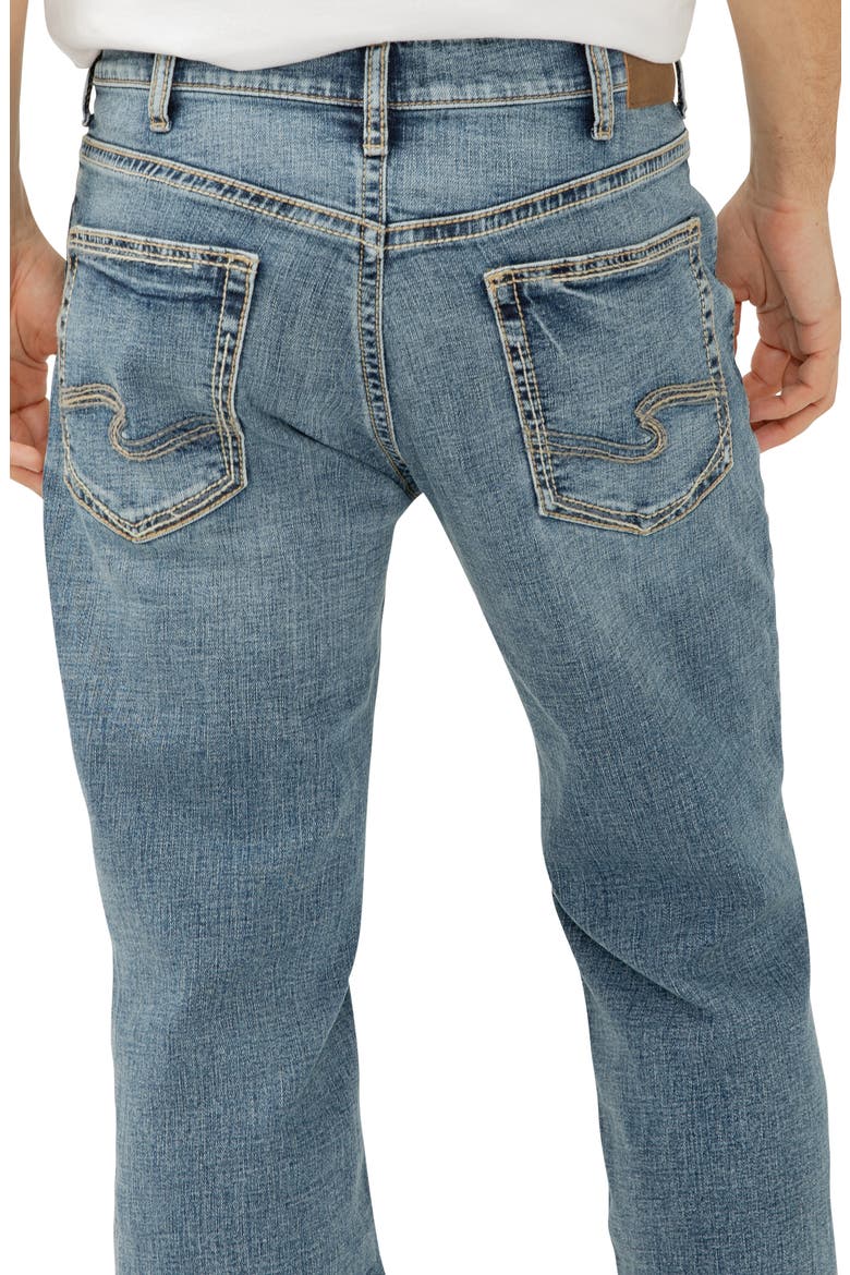Gordie Relaxed Fit Straight Leg Jeans, Alternate, color, REDWOOD