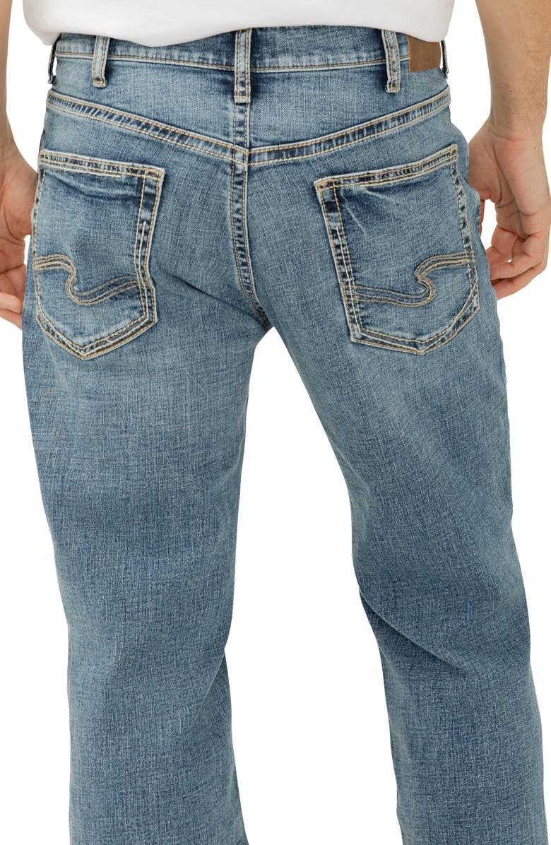 Silver Jeans Co. Gordie Relaxed Fit Straight Leg Jeans, Alternate, color, Redwood