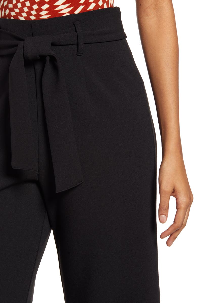 Open Edit Belted High Waist Pants, Alternate, color, 