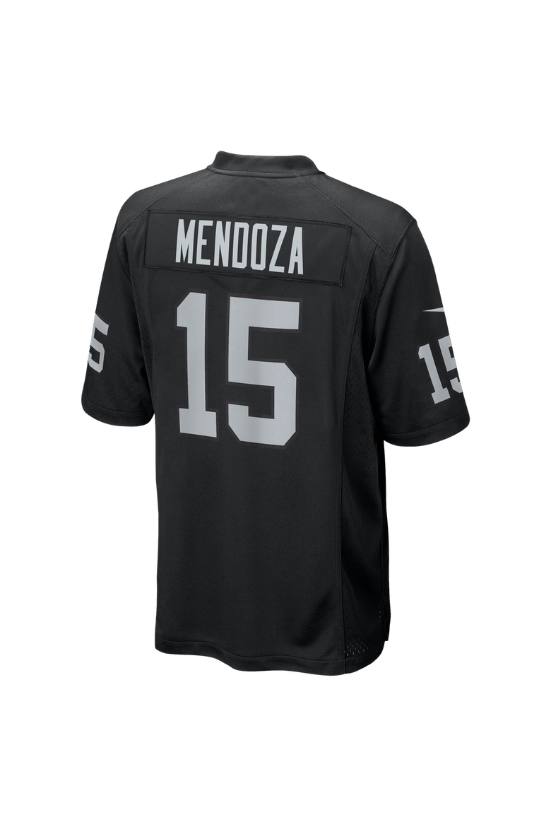 Men's Nike Black Las Vegas Raiders Fernando Mendoza 2026 NFL Draft First Round Pick No. 1 Team Game Jersey, Alternate, color, Black