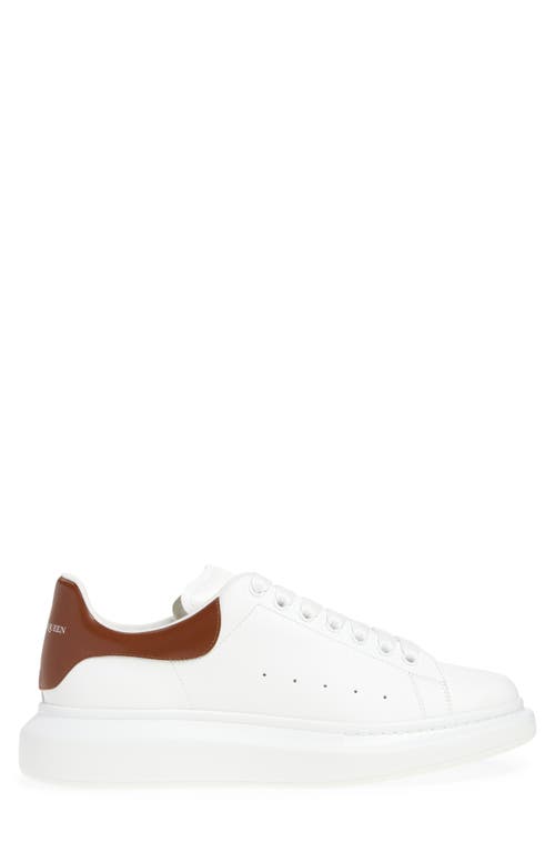 Shop Alexander Mcqueen Mcqueen Oversize Sneaker In Off White/sandal Br