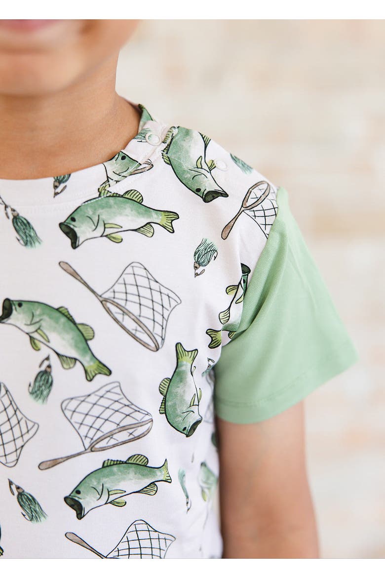Shorts & T-Shirt Set, Alternate, color, Green