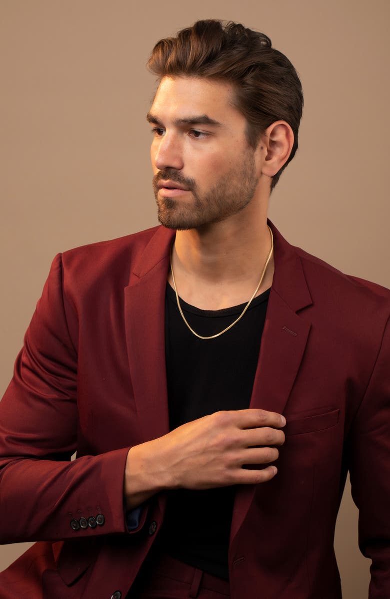 Bony Levy Men's 14K Gold Cuban Chain Necklace, Alternate, color, 