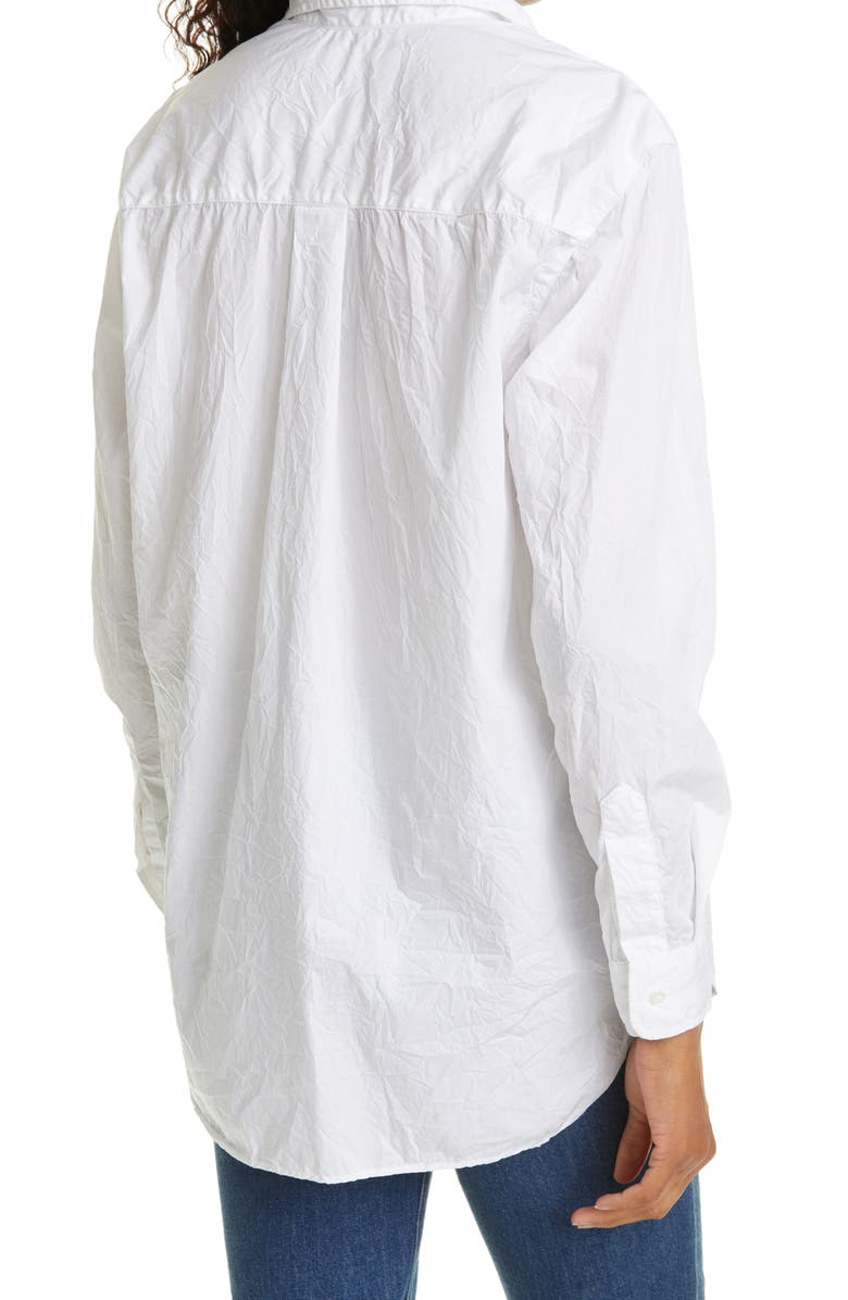 Frank & Eileen Joedy Crinkle Cotton Button-Up Shirt, Alternate, color,