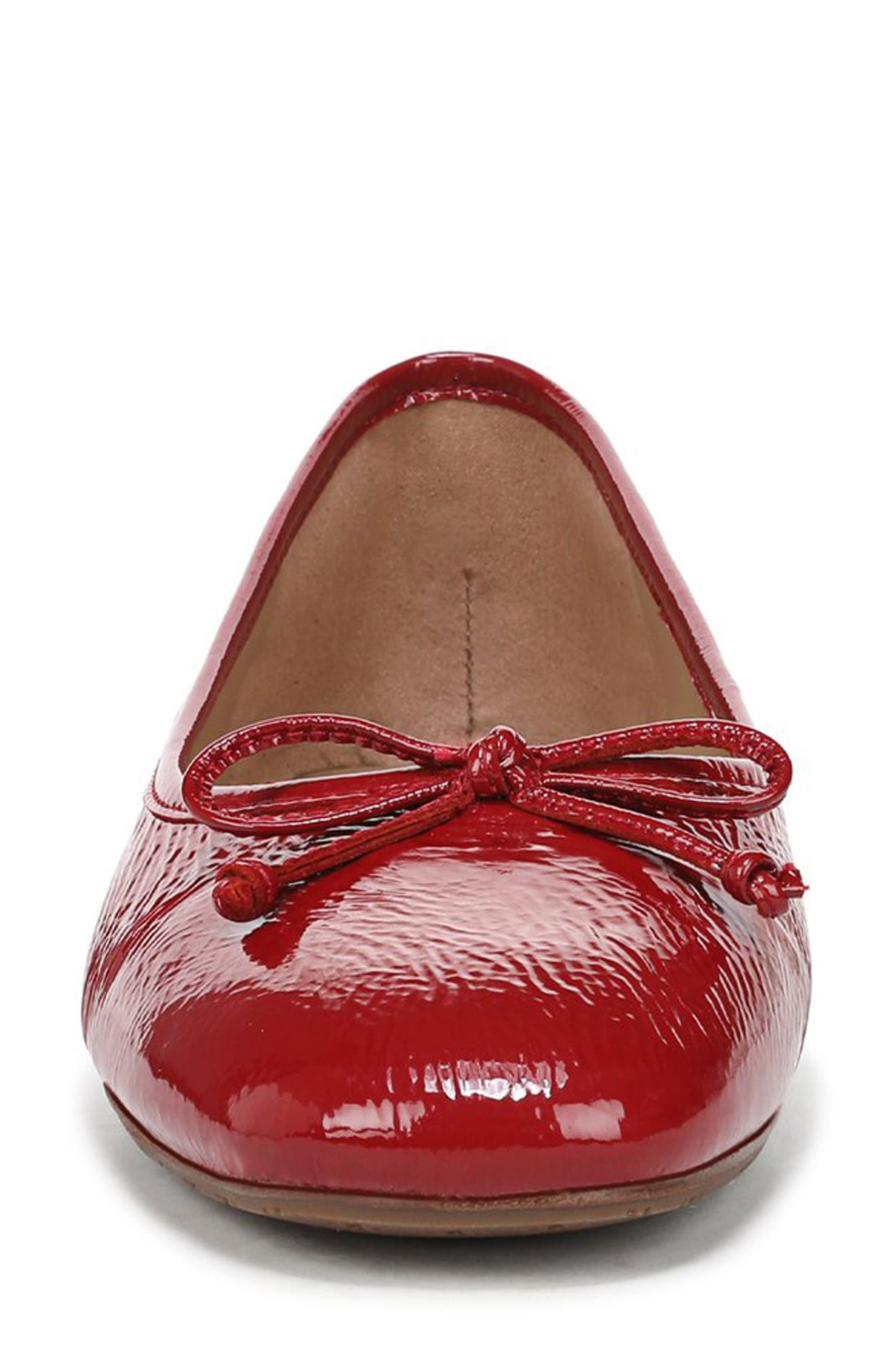 Sam Edelman Alie Ballet Flat, Alternate, color, Deep Scarlet