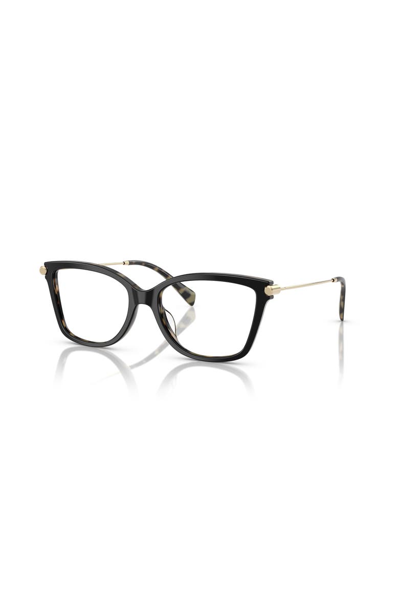 Michael Kors 52mm Square optical glasses, Main, color, Black Tortoise