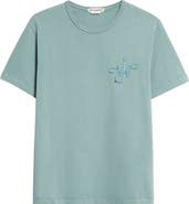 JW Anderson Ribbon Anchor Embroidered Logo T-Shirt