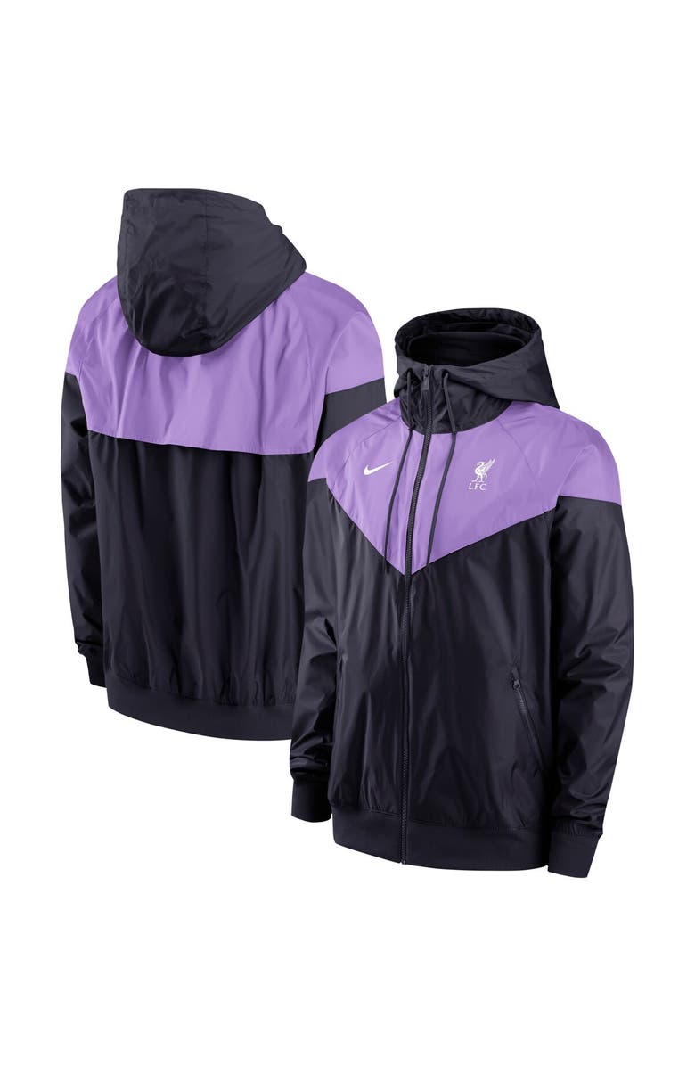 Nike Men's Nike Purple Liverpool Windrunner Move To Zero Hoodie Full-Zip Jacket, Alternate, color,