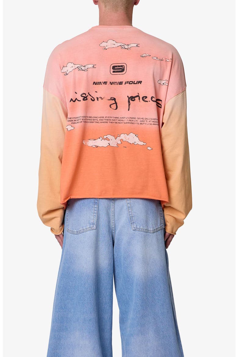 Missing Long Sleeve Graphic T-Shirt, Alternate, color, ORANGE