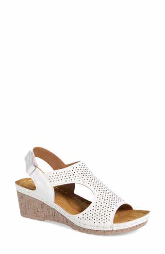 EXTREME BY EDDIE MARC Wedge Slingback Sandal