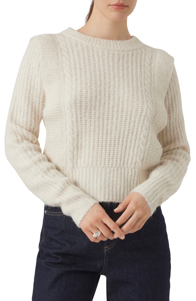 VERO MODA Hazel Rib Sweater, Main, color, 
