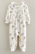 Nordstrom Smocked Yoke Cotton Footie