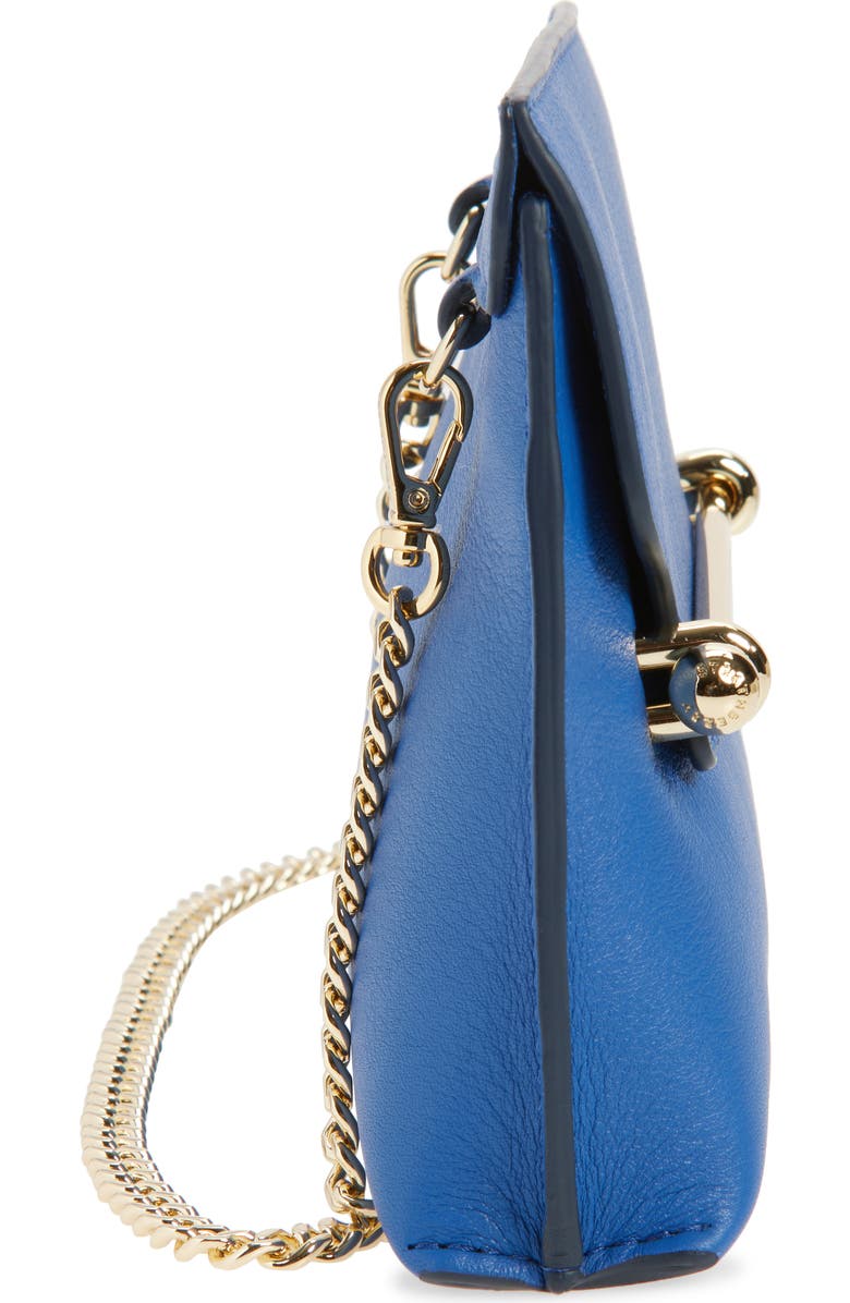 Strathberry Mini Stylist Leather Crossbody Bag, Alternate, color, True Blue