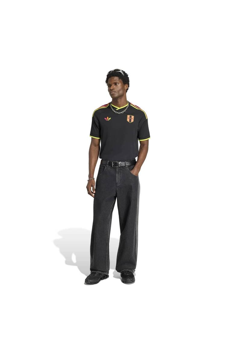 Men's adidas  Black Peru National Team 2026 Away Replica Jersey, Alternate, color, Black