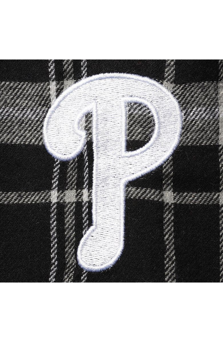 CONCEPTS SPORT Men's Concepts Sport Black/Gray Philadelphia Phillies Big & Tall Team Flannel Pants, Alternate, color,