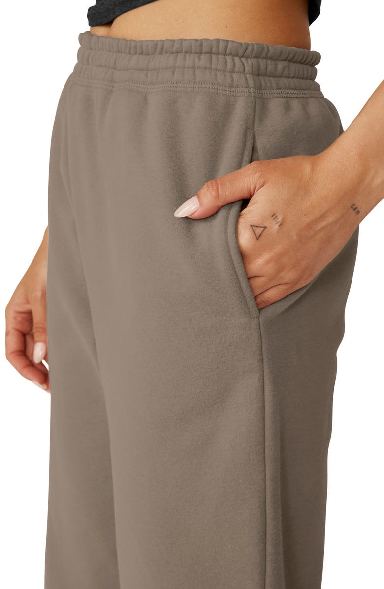 Beyond Yoga On the Go Cotton Blend Joggers, Alternate, color, Birch